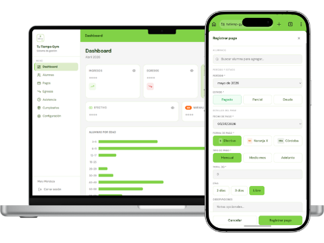 Sistema Tu Tiempo Gym — deciDATA